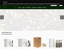 Tablet Screenshot of oliveoil.chiantionline.com